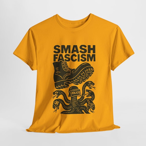 Smash Fascism Shirt, Anti Trump Shirt, Anti-Fascism Top, Resist Tee, Abolish ICE Shirt, Anti Racist Tee, F*ck Donald Trump Tee, Progressive