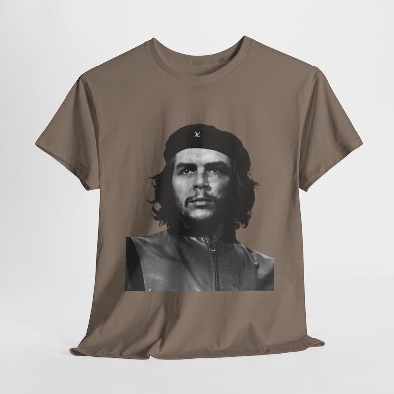Che Guevara T-Shirt: Leftist Revolution Activist Top Brown Savana