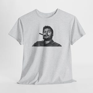 Che Guevara Leftist Tshirt, Anti Imperialist Tee, Socialism Top Ash