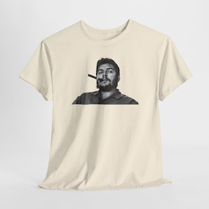 Che Guevara Leftist Tshirt, Anti Imperialist Tee, Socialism Top Natural