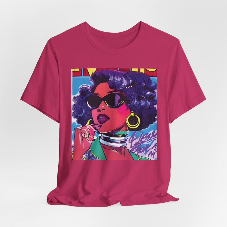 Black Femme Fatale T-shirt: Afrofuturism African American Icon Berry