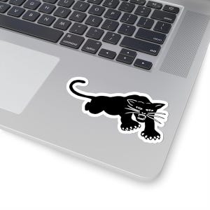 Black Panther Party Sticker: Glossy Vinyl Activist Art 4" × 4"