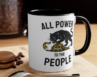 Black Panther Party Mug: Activist Civil Rights Gift