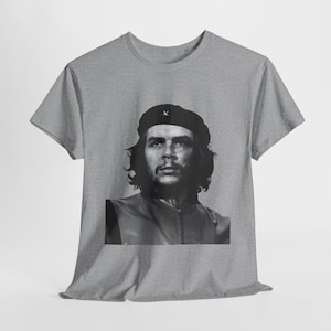 Che Guevara T-Shirt: Leftist Revolution Activist Top Sport Grey
