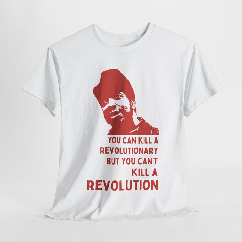 Fred Hampton Black Panther T-Shirt: Black Liberation Activist Tee White