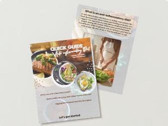 Quick Guide Anti-inflammatory Diet - Etsy