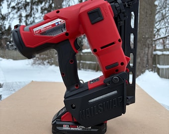 NAILSWAP-reservenagelcompartiment voor Milwaukee M18 16 Ga. spijkerpistool met schuine afwerking