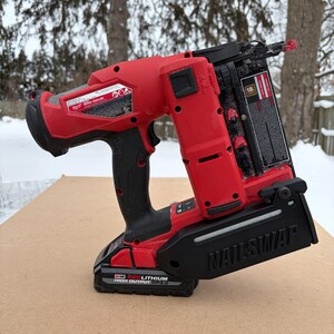 NAILSWAP Spare Nail Compartment for Milwaukee M18 18 Ga. Brad Nailer image 3
