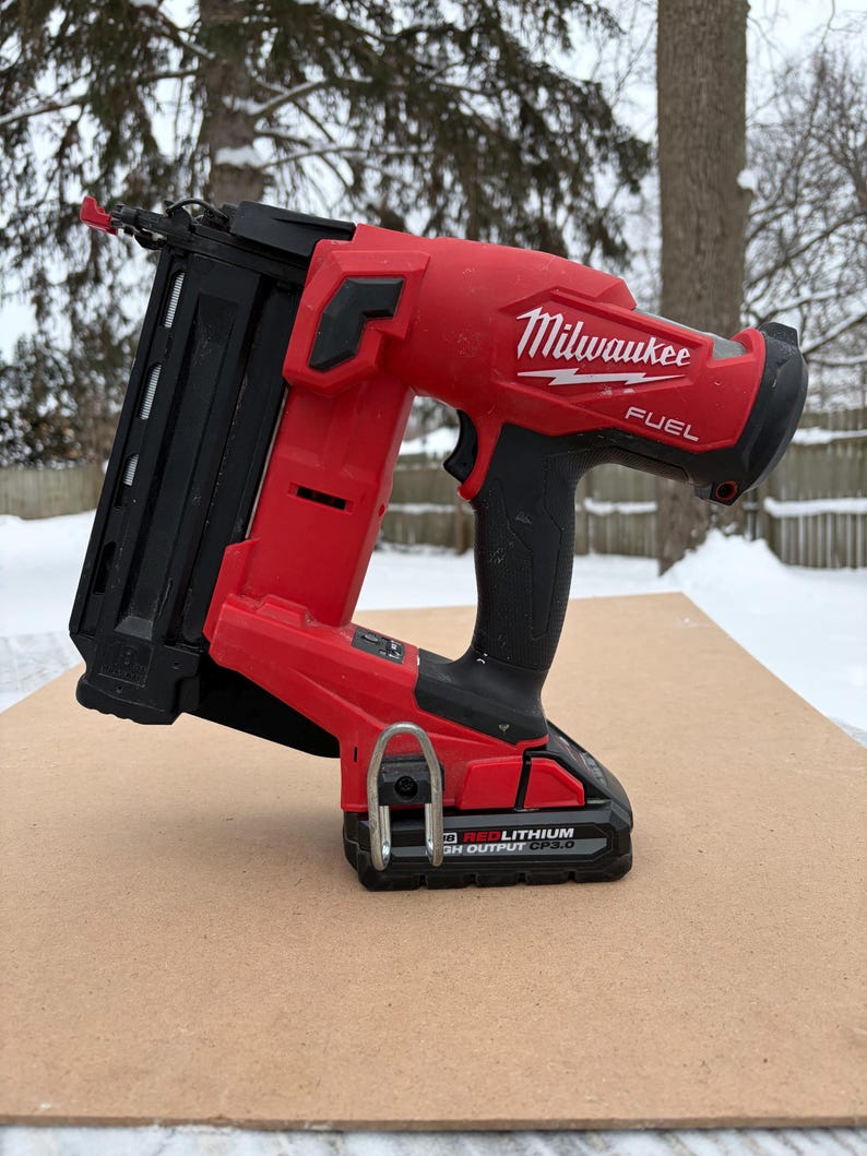 NAILSWAP Spare Nail Compartment for Milwaukee M18 18 Ga. Brad Nailer image 6