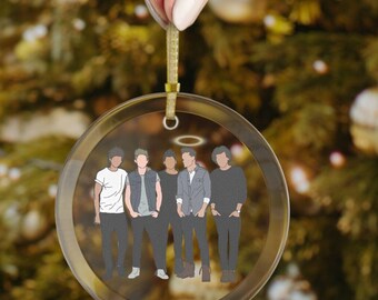 One Direction Glass Ornament Liam Payne Ornament Liam Payne Tribute 1D Merch One Direction Merch Harry Styles Gifts One Direction Christmas