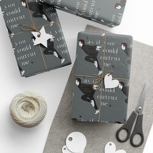 Twilight Wrapping Papper As If You Could Out Run Me Edward Cullen Christmas Twilight Merch Twilight Gift Twilight New Moon Titsoak