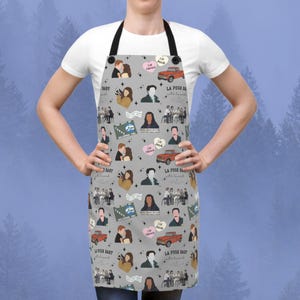 Twilight Apron Hoa Hoa Hoa Edward Cullen Christmas Twilight Merch Twilight Gift Twilight New Moon Titsoak Bella Swan Jacob Black Forks