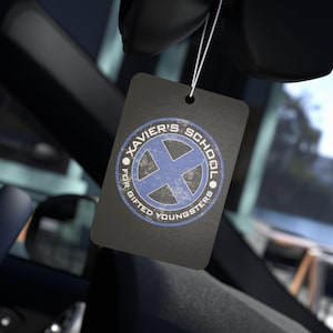 Xaviers School For Gifted Youngsters Car Air Freshener Xmen Car Accessories Gambit Cosplay Xmen stl Rogue Wolverine Xmen 97 Nightcrawler