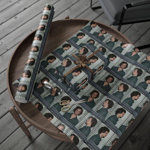 Spencer Reid Mugshot Wrapping Paper Gift Wrap Criminal Minds Fan Gift True Crime Fan Gift Criminal Minds TV Series Matthew Gray Gubler