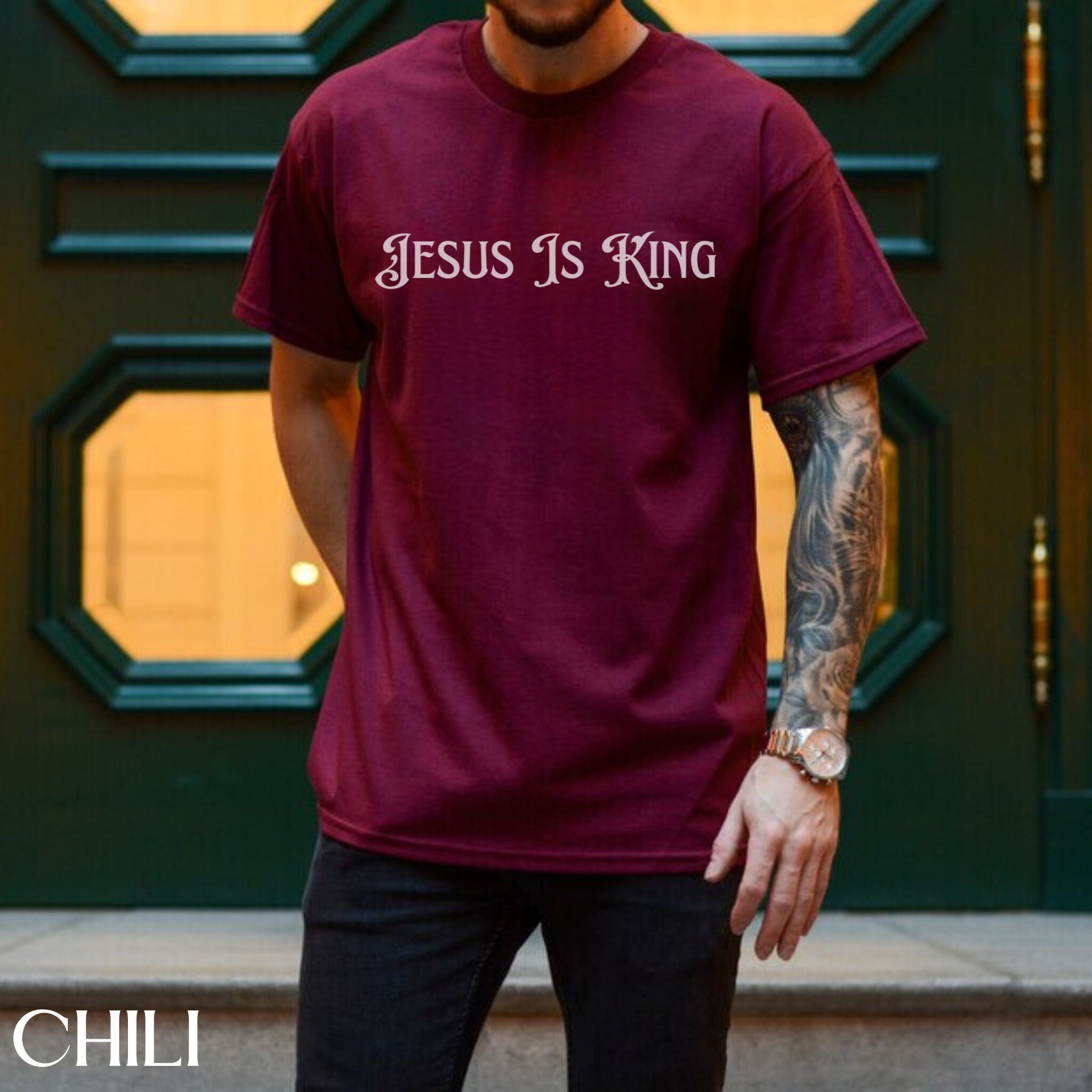 Jesus is King Shirt WWJD Names of God Pentecost Jesus Loves Me Yahweh ...