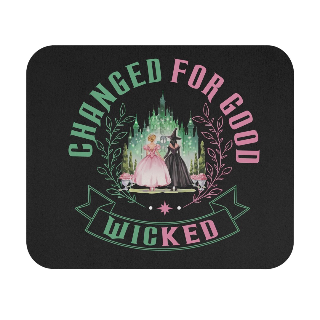 Wicked Movie Mouse Pad Elphaba Broadway Musical Gift Theater Lover Gift ...
