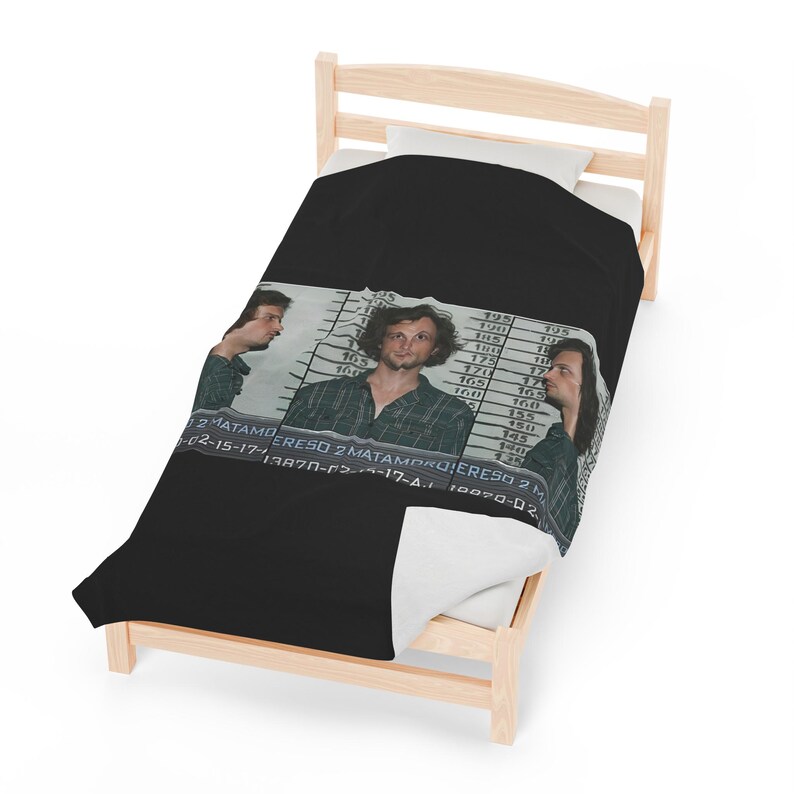 Spencer Reid Mugshot Blanket Criminal Minds Fan Gift True Crime Fan