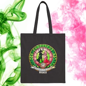 Wicked Changed For Good Tote Bag  Defying Gravity Wicked Movie Fan Gift Broadway Bag Glinda Elphaba Ariana Cynthia Broadway Gift Musical