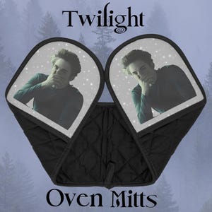 Twilight Stinky Face Edward Oven Mitts Hoa Hoa Hoa Twilight Memes Twilight Merch Twilight Gift Twilight Funny Team Edward Titsoak Bella Swan
