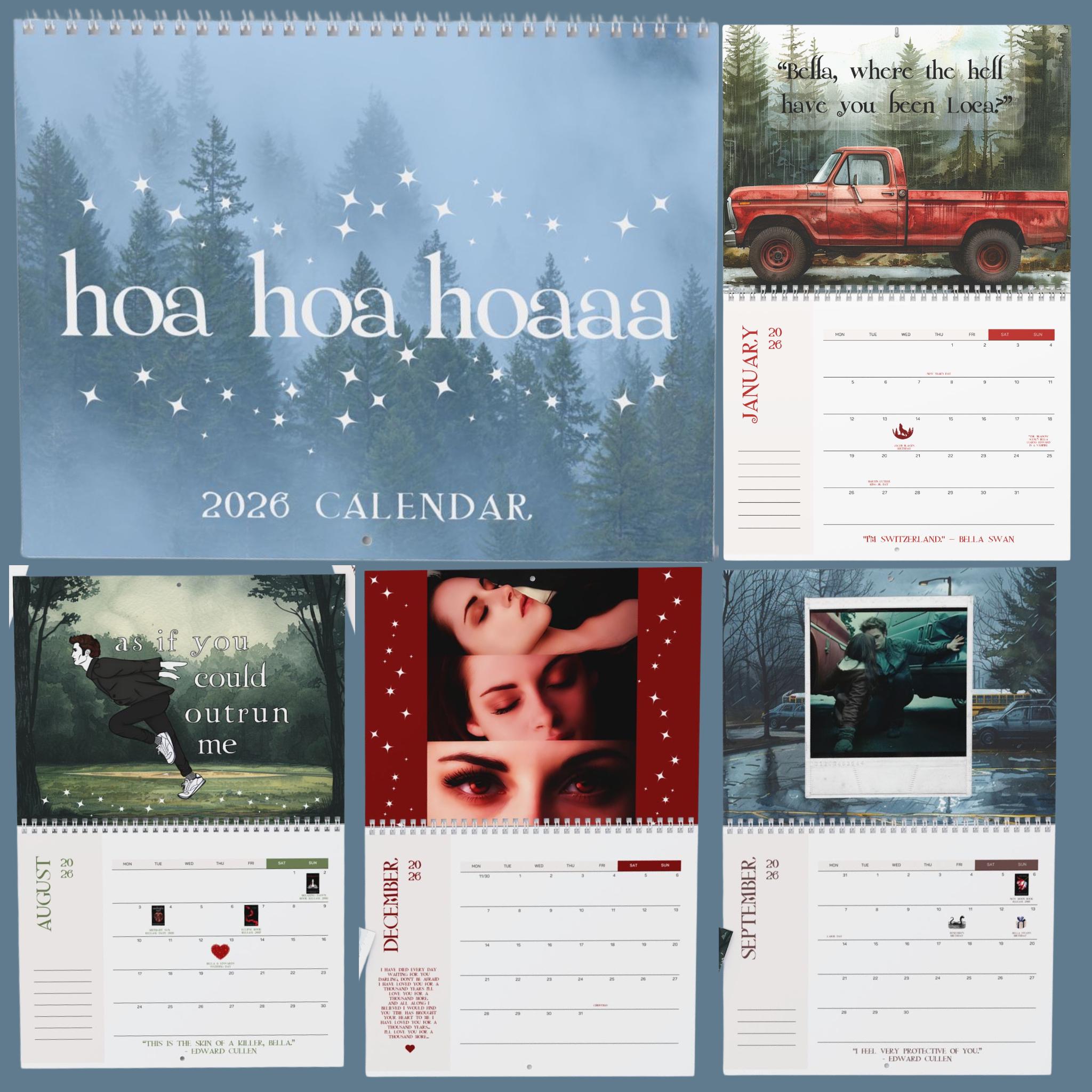 Twilight Calendar - Etsy