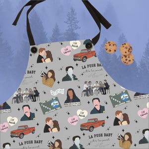 Twilight Apron Hoa Hoa Hoa Edward Cullen Christmas Twilight Merch Twilight Gift Twilight New Moon Titsoak Bella Swan Jacob Black Forks