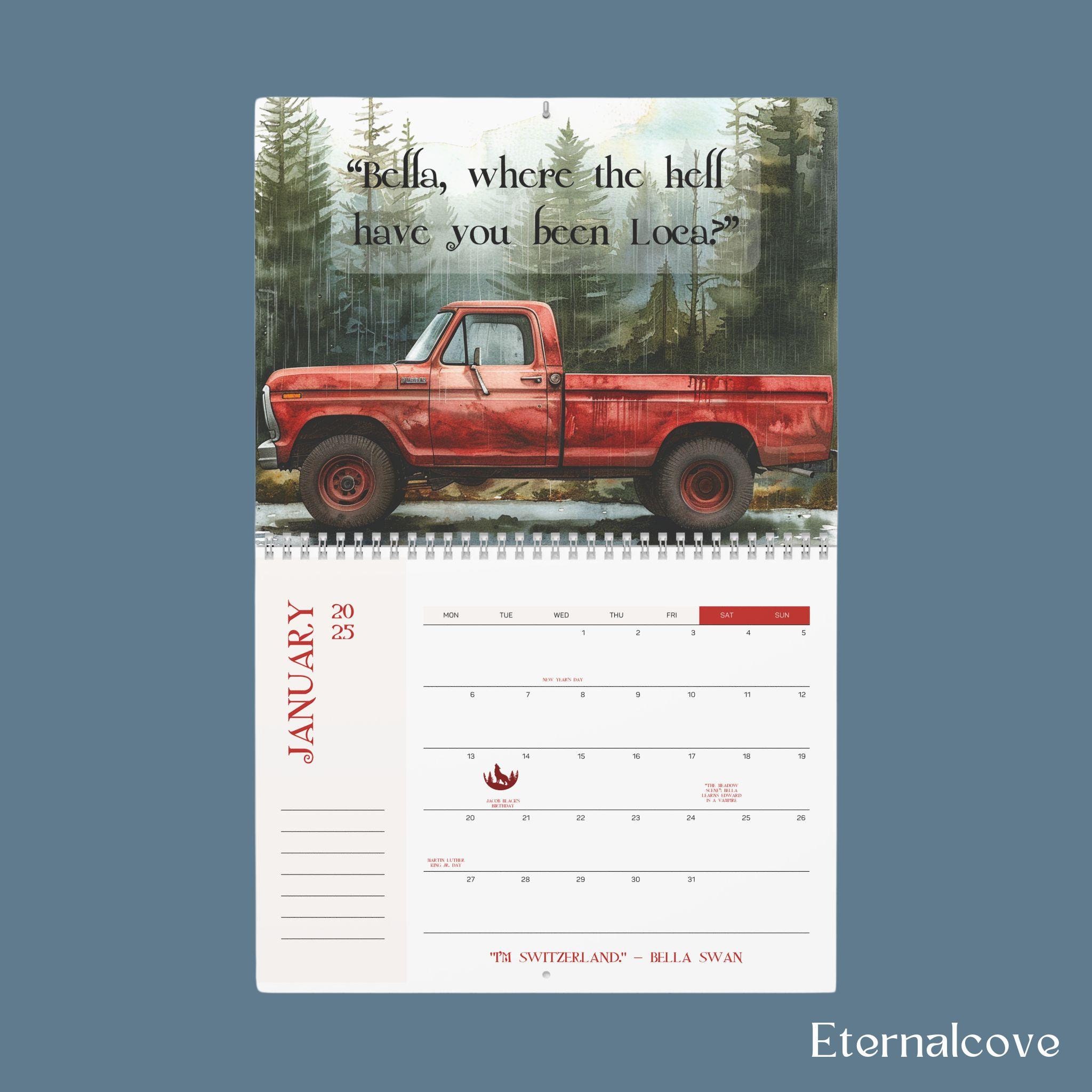 TWILIGHT - Perpetual Wooden Calendar ~ Edward & Bella (NECA