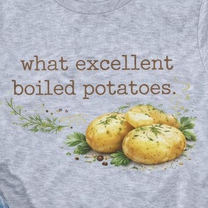 Que batatas cozidas excelentes! PNG, Frase engraçada para cozinha, Presente para amantes de batata, Decoração de cozinha estilo fazenda, Download instantâneo para impressão