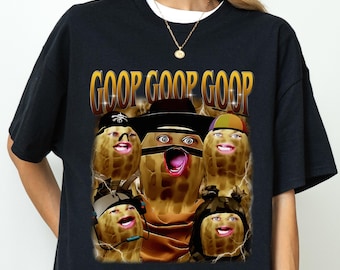 The Burnt Peanut GOOP T-Shirt, The Burnt Peanut Merch, Peanut GOOP Bungulato, Arc Raiders Graphic Tee, Funny Meme Shirt, Unisex T-Shirt
