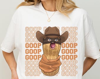 The Burnt Peanut GOOP T-Shirt, The Burnt Peanut Meme, Peanut GOOP Bungulato, Arc Raiders Graphic Tee, Viral Internet Meme, Unisex T-Shirt