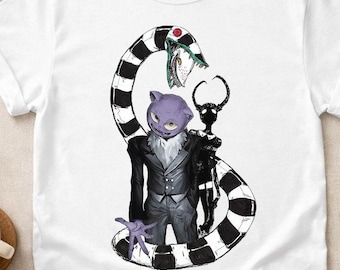 Fear and Hunger Shirt, Pocketcat T-Shirt, Salmonsnake Tee, Mumbler Shirt, Horror RPG, Indie Game Fan Merch, Gothic Gamer Gift for RPG Gamers