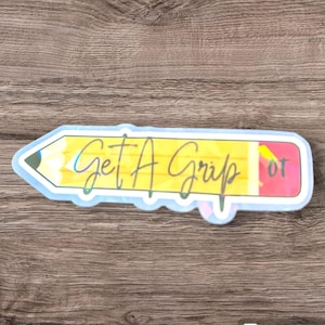 OT , COTA, teacher,  sarcastic funny sticker for your tablet, tumbler sparkly sticker.  Pediatric, school based therapist. Pencil grip.