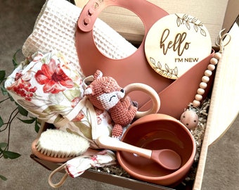 Fox Baby Gift Set | Baby Shower Gift Set | Gift for New Born | Baby Blanket Gift Set | Baby Girl/Boy Gift Set