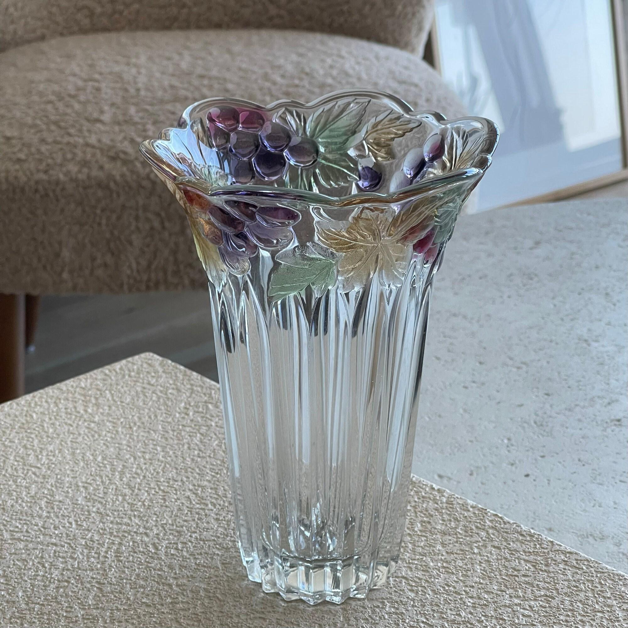 Mikasa Crystal Vase - Etsy
