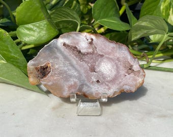 Pink Amethyst Crystal Slab- Home Decor