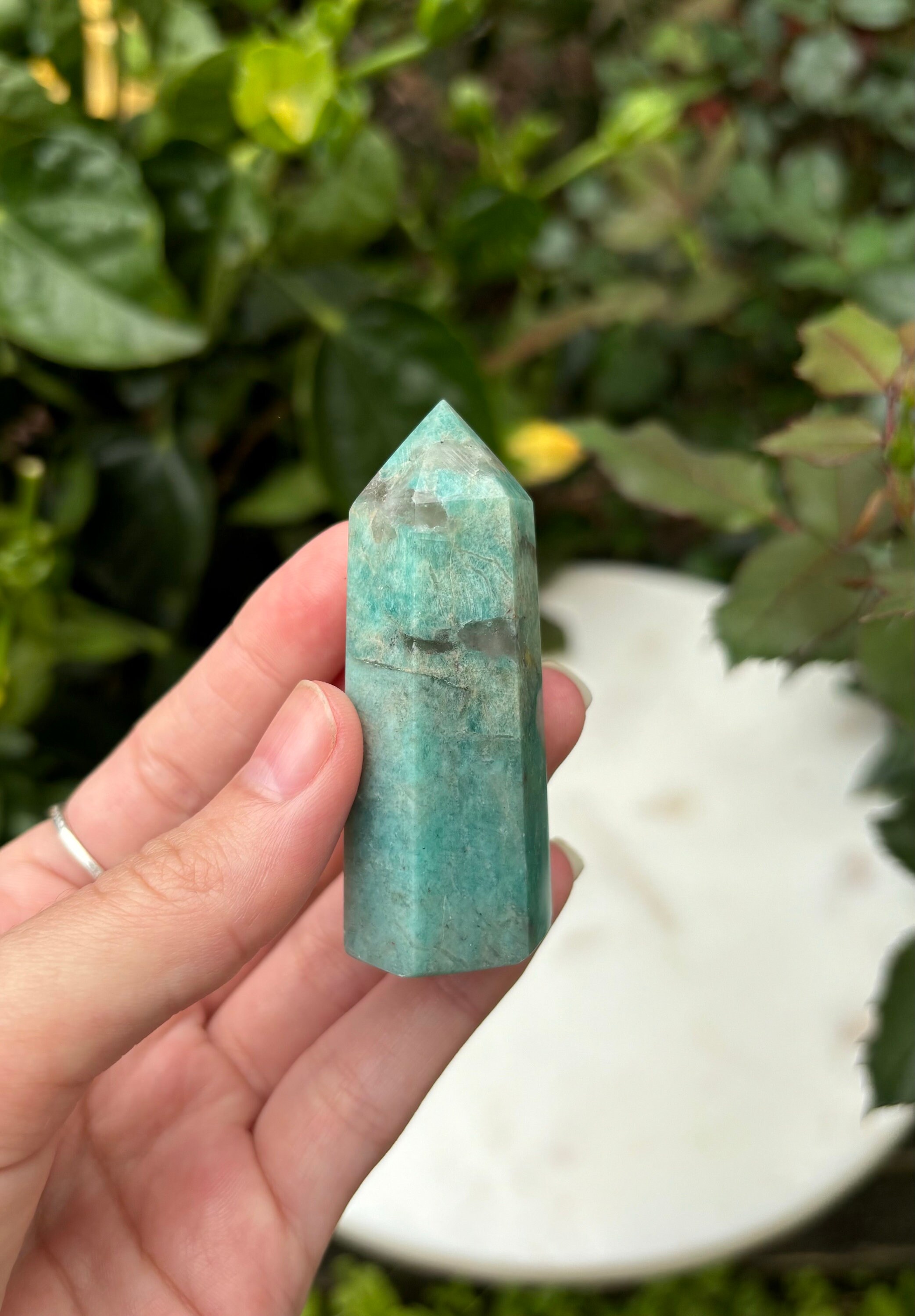 Amazonite Mixed With Smoky Quartz Towers *YOU PICK* Natural Polished ...