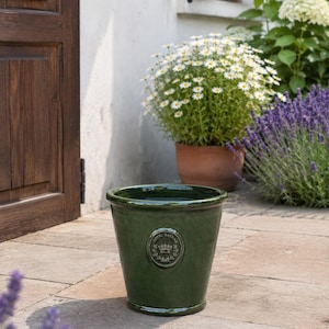 standfester Blumentopf, frostsicher in 4 Größen 19 bis 38 cm