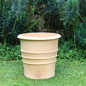 Terracotta plantenbak - vorstbestendig en handgemaakt, 35 en 40 cm hoog