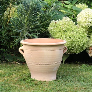 Pflanzgefäß Blumentopf Terrakotta - frostfest und handgemacht 28 x 32 cm