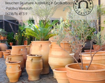 Terracotta plantenbak - vorstbestendig en handgemaakt 30 en 40 cm hoog