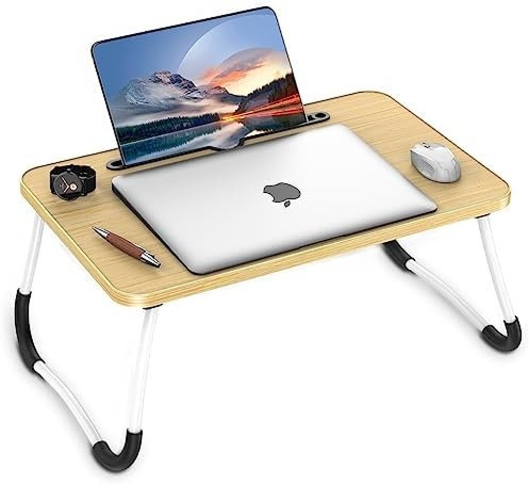 Laptop Lap Desk, Foldable Laptop Table Tray, Laptop Bed Desk Laptop ...
