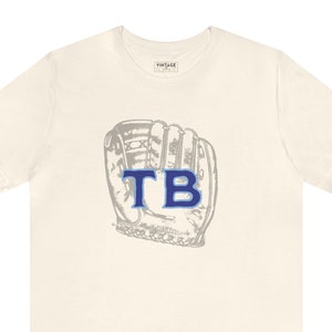 Tampa Baseball Tee, Rays baseball, Devil Rays, Retro Glove, Vintage Style Baseball T-shirt, Game Day Shirt, Women's baseball Shirt, Baseball