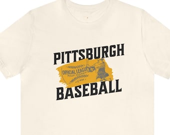 Pittsburgh Retro Baseball T-Shirt, Pitt Baseball, Piraten, Vintage Baseball T-Shirts, Baseball-Shirt, Spieltag T-Shirt, Vintage Pittsburgh Shirt,