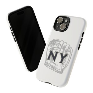 New York baseball iPhone 15 Phone case, Yankees, Major League, Retro baseball Cases, iPhone baseball Glove case, New York baseball Gift