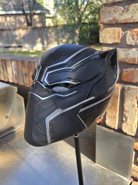 ブラックパンサーのマスクヘルメットコスチューム - Etsy 日本