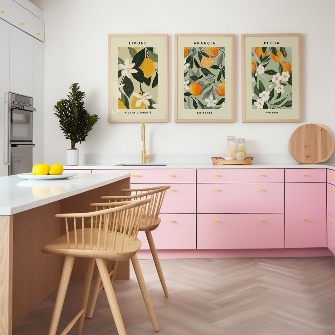 add a touch of nature to your kitchen with citrus... Italian Citrus Fruit Kitchen Prints: Amalfi Lemons, Sorrento Oranges ...