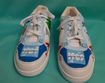1989 TV inspired handpainted shoes - Taylor Swift