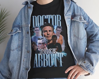 Dr. Jack Abbott TV-Show-T-Shirt: Retro medizinisches Drama-Shirt