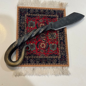 Hand forged letter opener