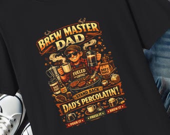 Brew Master Dads Coffee Lovers Unisex Softstyle T-Shirt