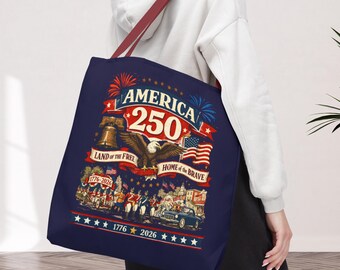 USA 250 Years Bag • America 250 Anniversary Tote, 3 sizes